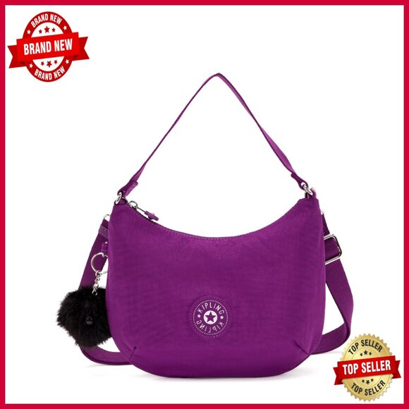 Handbags - Kipling Amani GG Shoulder Bag - Lightweight Nylon Crossbody Purse